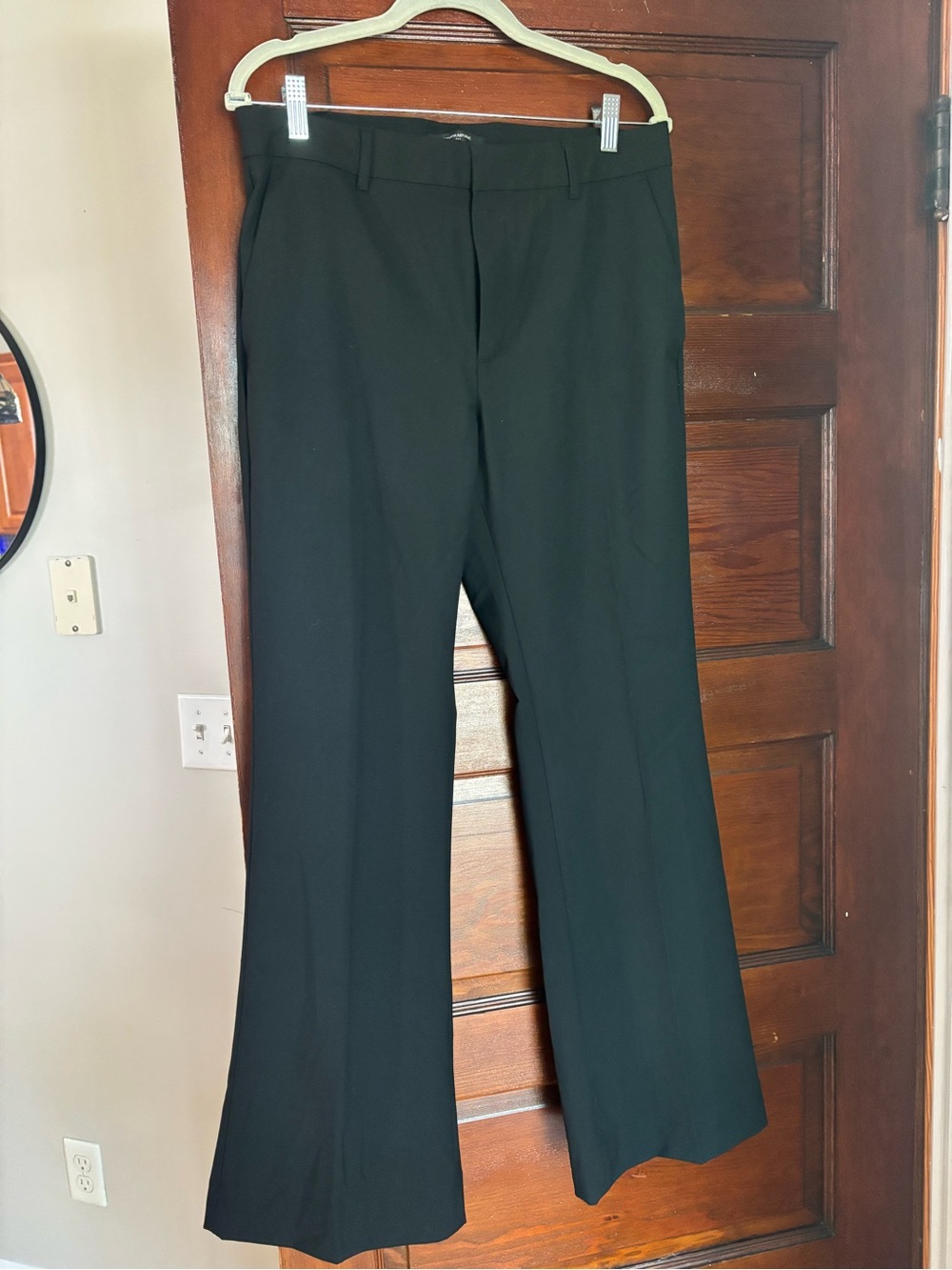 Banana Republic Black Boot-Cut Dress Pants